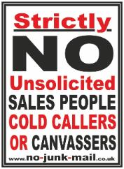 No Cold Callers Sign, No Cold Callers Sticker, No Cold Calling Sign, No Cold Calling Sticker, No Sales People Sign, No Sales People Sticker, No Canvassing Sign, No Canvassing Sticker. No Cold Calling Zone