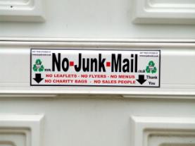 junk mail sign, junk mail sticker, no junk mail, no charity bags, no flyers, no menus, no canvassers, no sales people, no junk mail sign, no junk mail sticker