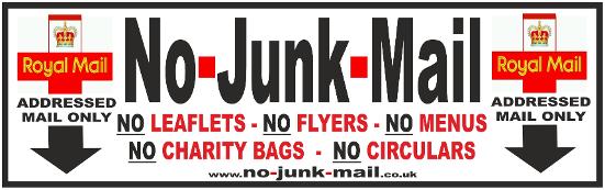 No Junk Mail Sign, Facebook Offer, No Junk Mail Sticker, Vinyl Letterbox Sticker, Unsolicited Mail, Royal Mail Addressed Mail Only, Decal Vinyl Self Adhesive Label,(No Junk Mail Sign Ref ID Royal Mail Only RMO Junk) No Junk Mail Sign, No Junk Mail Letterbox Sticker, Free, Vinyl Decal Label, How To Stop UK Junk Mail, Self Adhesive No Junk Mail Sign/Sticker, Stick On. Front Door, Window Sticker, no junk mail sign uk, Buy, Purchase, Suppliers, Unwanted Mail, Addressed Mail Only